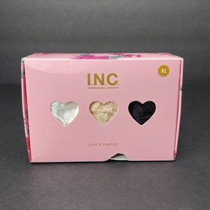 INC International Concept Women 3 pk Lace  Panties Size: XL | 14-16